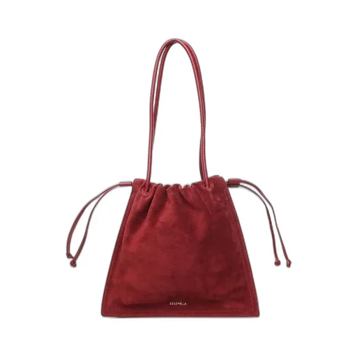 Logo Embossed Shoulder Bag