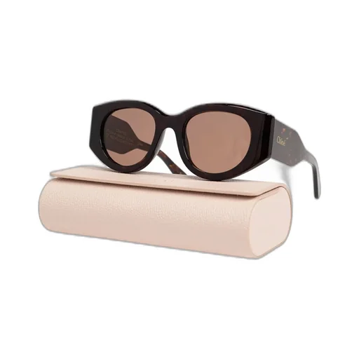 Oval-Frame Sunglasses