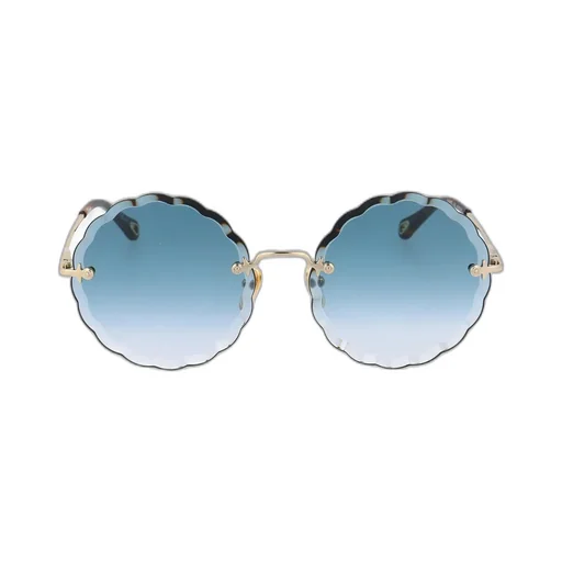 Round Scalloped Frame Sunglasses