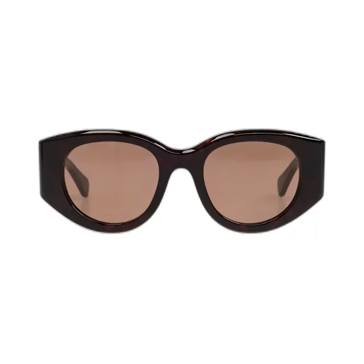 Oval-Frame Sunglasses