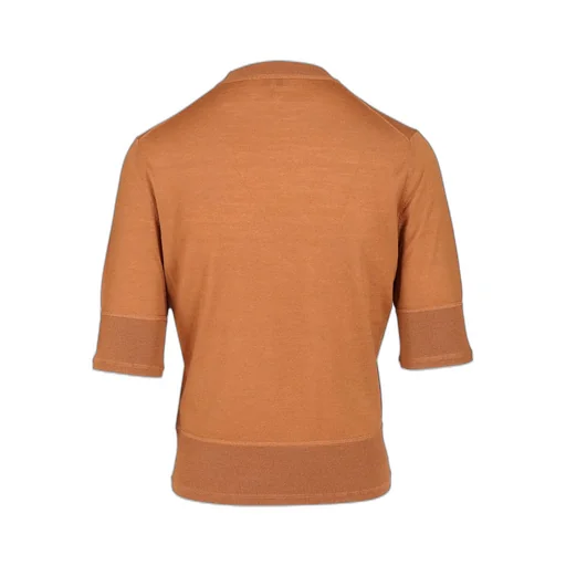 Short-Sleeved Knitted Top