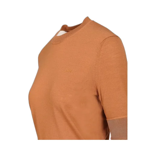 Short-Sleeved Knitted Top