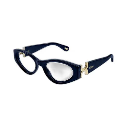 Cat-Eye Frame Logo-Engraved Glasses