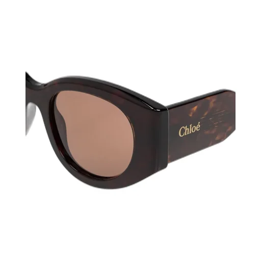 Oval-Frame Sunglasses