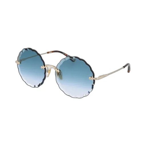 Round Scalloped Frame Sunglasses