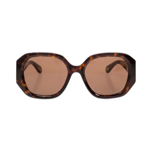 Geometric Frame Sunglasses
