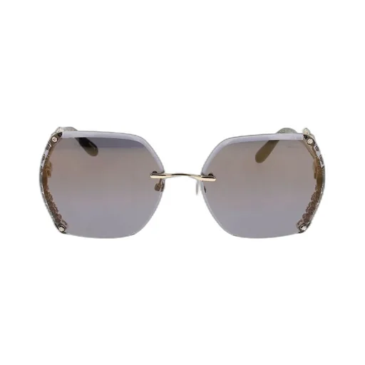 Geometric Frameless Sunglasses