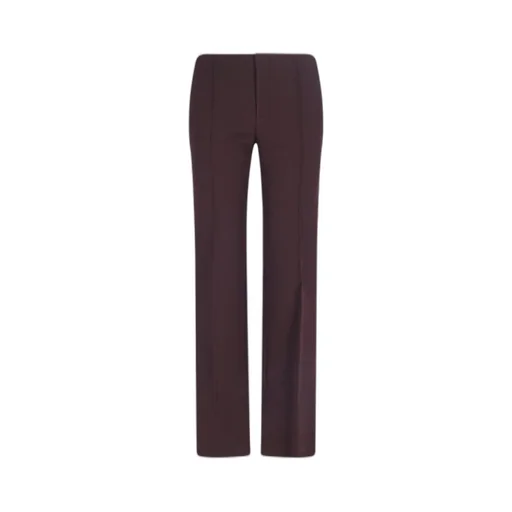 Pleated Straight-Leg Pants
