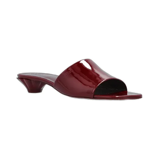Flower Open-Toe Mules