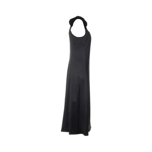 Velvet Bow Detailed Midi Dress