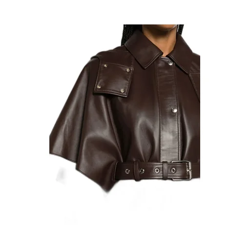 Long Sleeved Leather Jacket