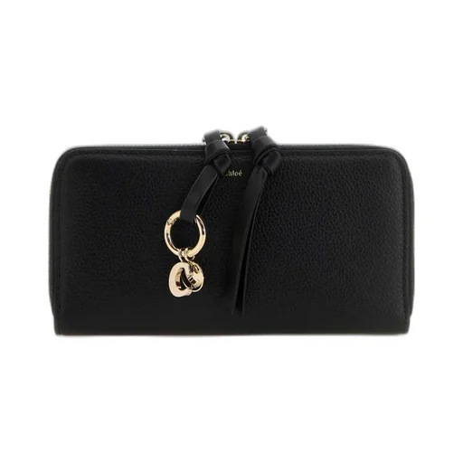 Logo Detailed Zipped Wallet