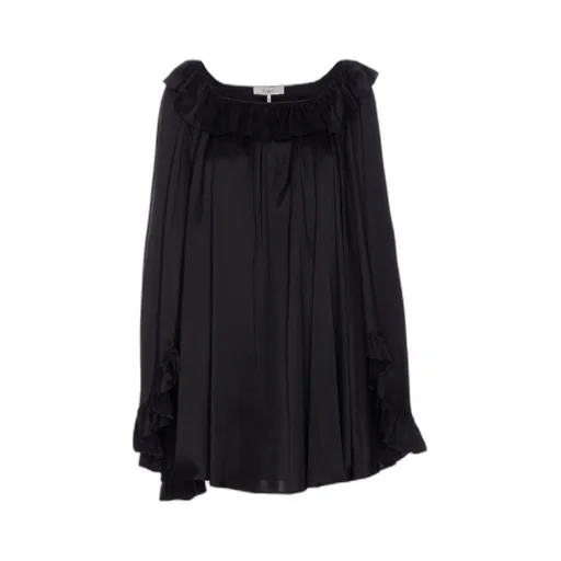 Ruffled Oversized Blouse