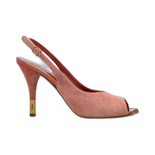 Heeled Flower Sandals