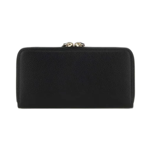 Logo Detailed Zipped Wallet