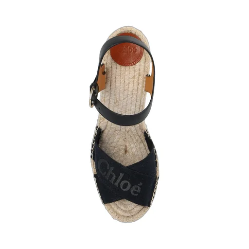 Ankle-Strapped Wedge Sandals