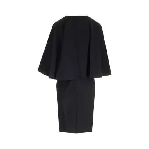 Cape Sleeves Mini Dress