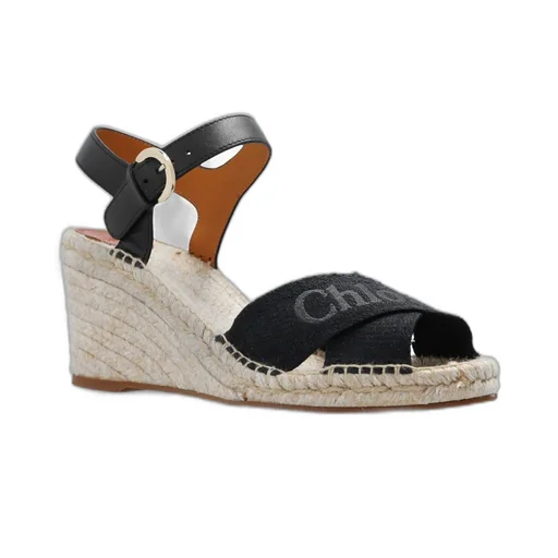 Ankle-Strapped Wedge Sandals