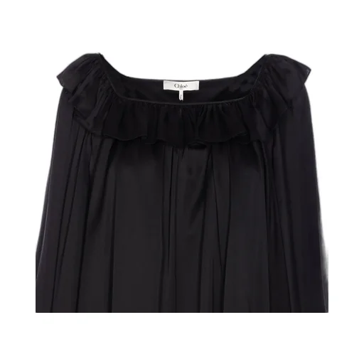 Ruffled Oversized Blouse