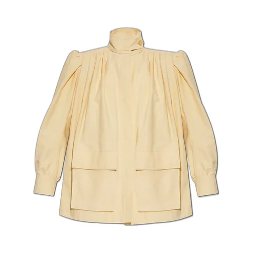 High-Neck Utilitarian Jacket