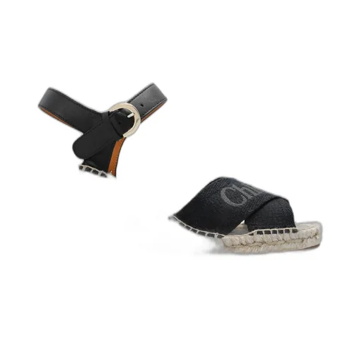 Ankle-Strapped Wedge Sandals