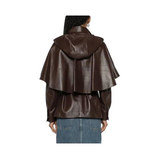 Long Sleeved Leather Jacket