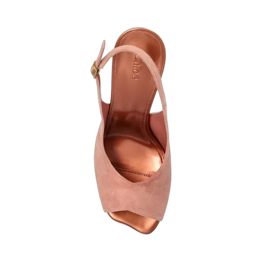Heeled Flower Sandals