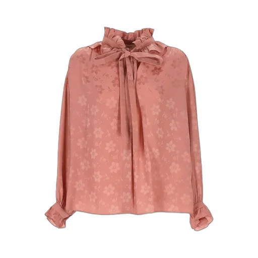 Floral Printed Long Sleeved Blouse