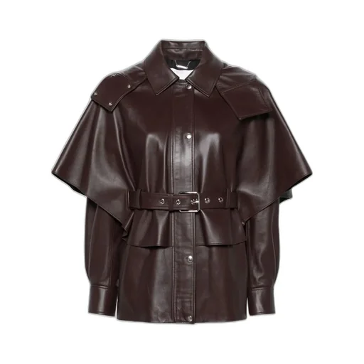 Long Sleeved Leather Jacket