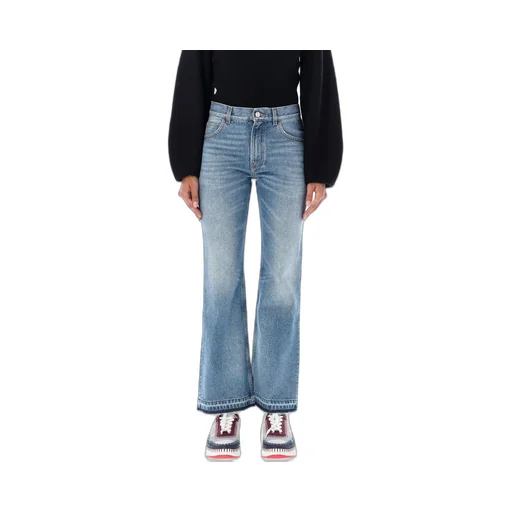 Cropped Flared Jeans