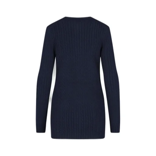 Buttoned Long Knit Cardigan
