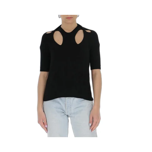 Cut-Out Detail Knit Top