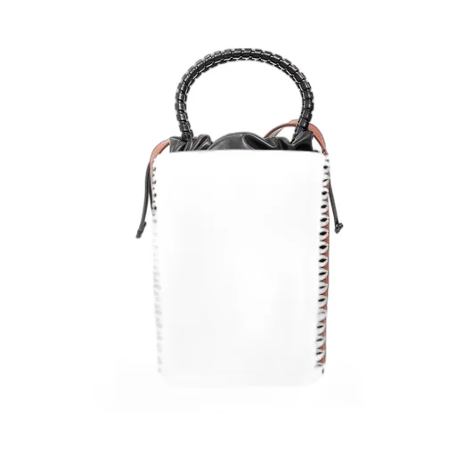 Colour-Block Bucket Shoulder Bag