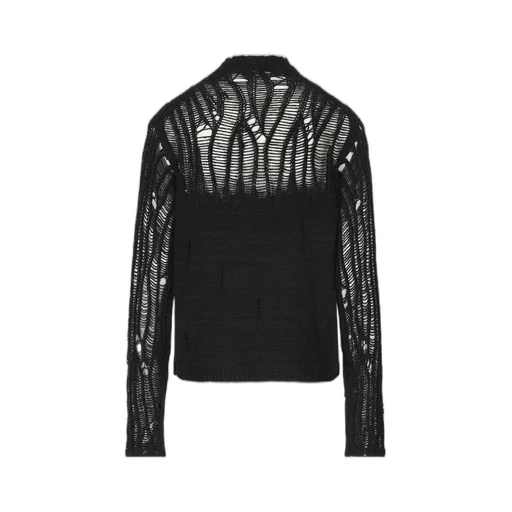 Fitted Mock-Neck Sweater