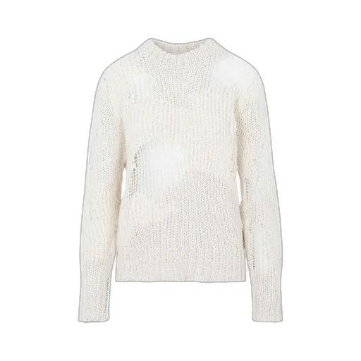 Mesh Patch Knitted Jumper