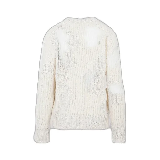 Mesh Patch Knitted Jumper
