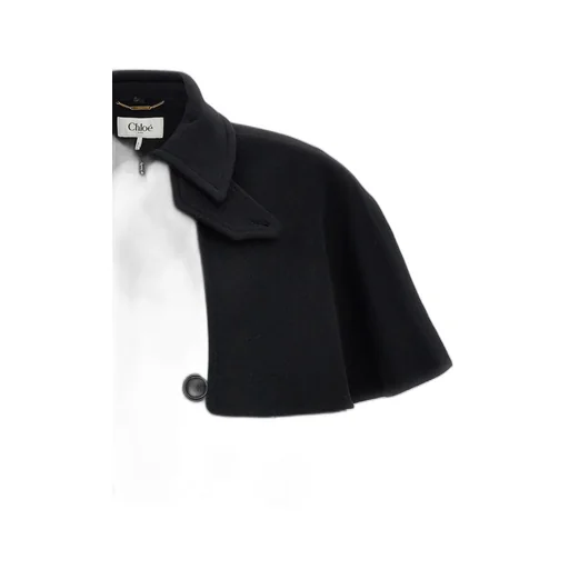 Double-Breasted Cape Coat