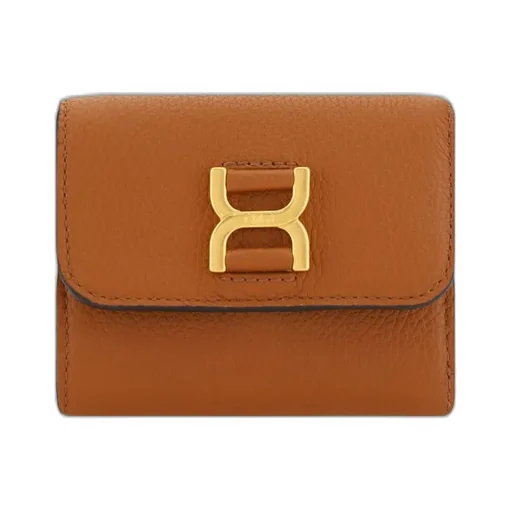Logo Engraved Tri-Fold Wallet