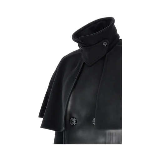 Double-Breasted Cape Coat
