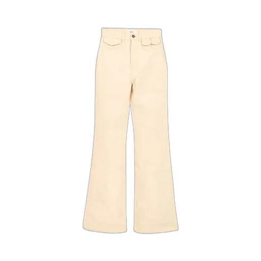 High-Waisted Flared Jeans