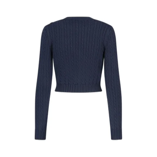 Buttoned-Detail Knitted Jumper