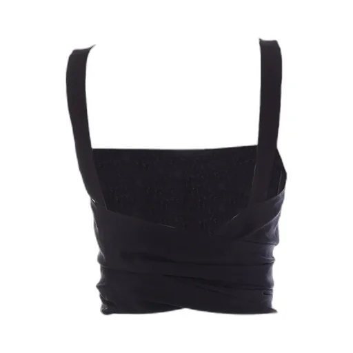 Front-Tie Cropped Tank Top