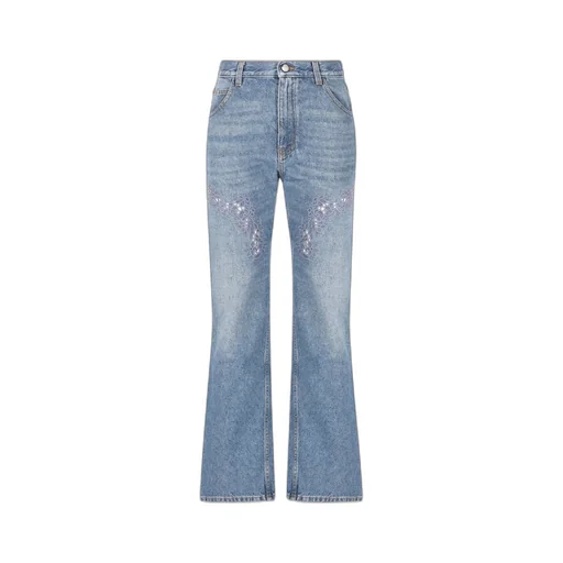 Cropped Bootcut Jeans