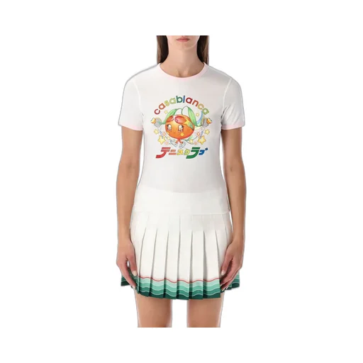 Orange Mascot Ringer Short Sleeve T-Shirt