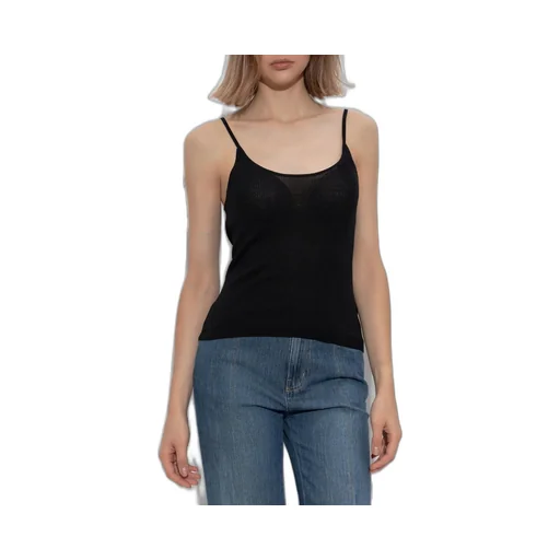 Spaghetti Strap Ribbed Top