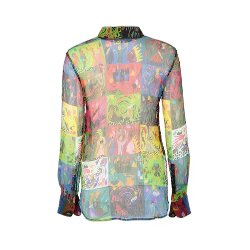 Graphic Print Long-Sleeved Shirt