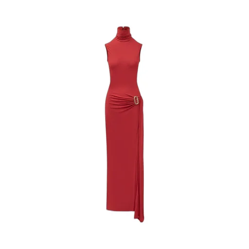 Sleeveless Draped Maxi Dress