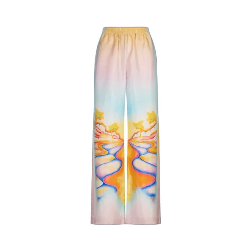 Psychedelic Nirvana Satin Trousers