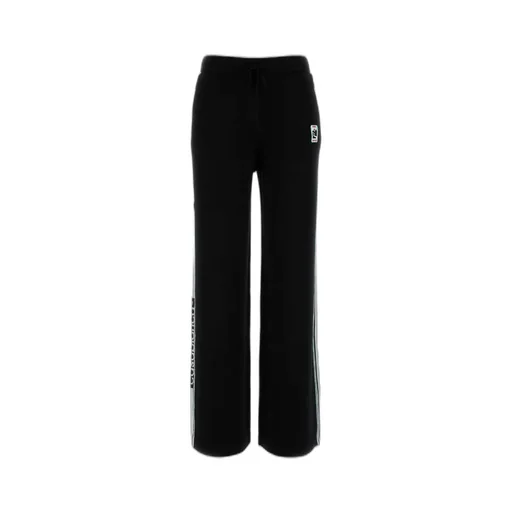 Logo Patch Straight-Leg Track Pants