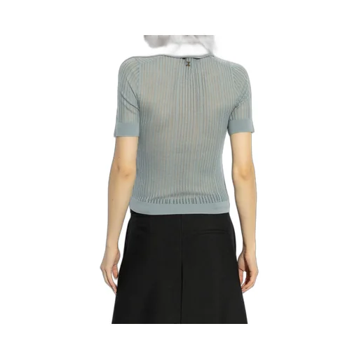 Fitted Knit Polo Shirt